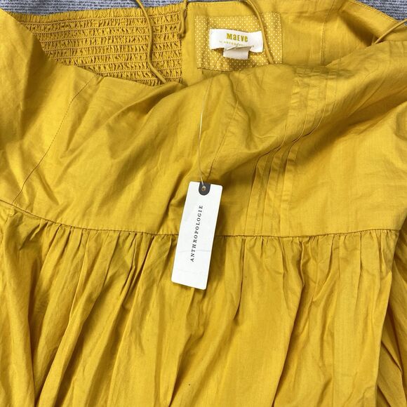 Maeve Anthropology Babydoll Top In Mango Size X-Large MSRP $98 - Picture 4 of 16